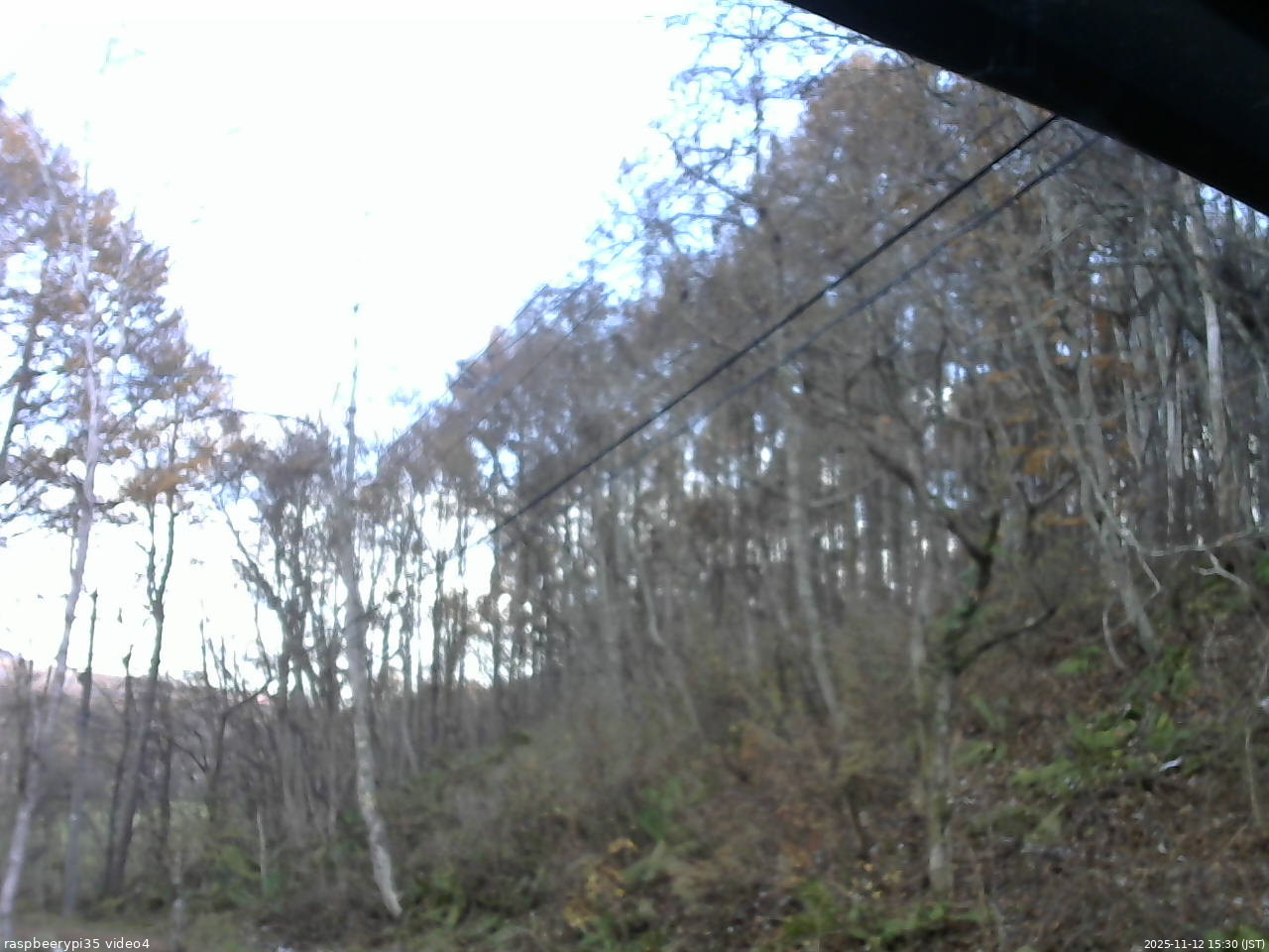 長野県菅平高原 ゆたか山荘 東側上空 2025/11/12 15:30