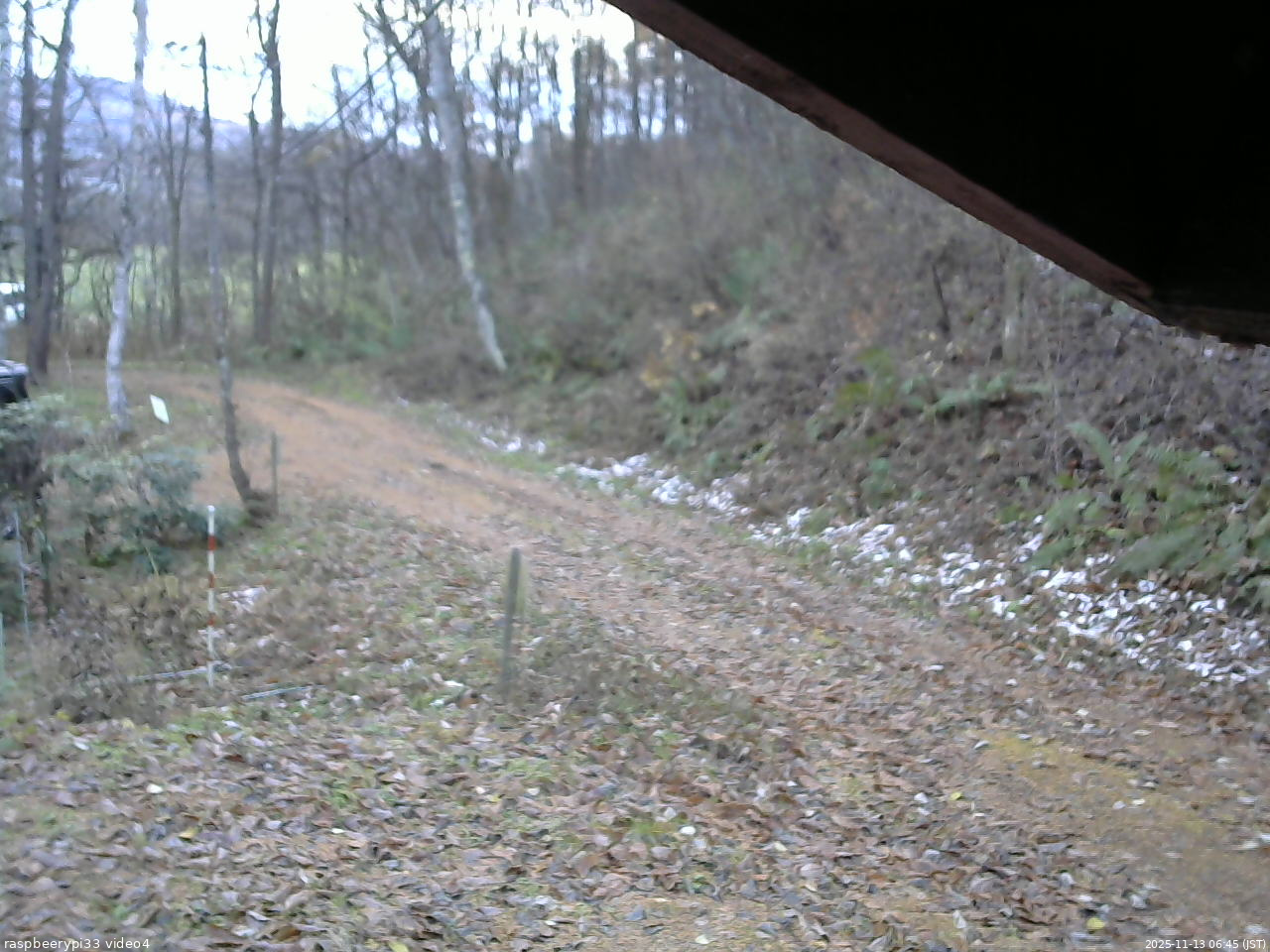 長野県菅平高原 ゆたか山荘 東側(坂下) 2025/11/13 06:45