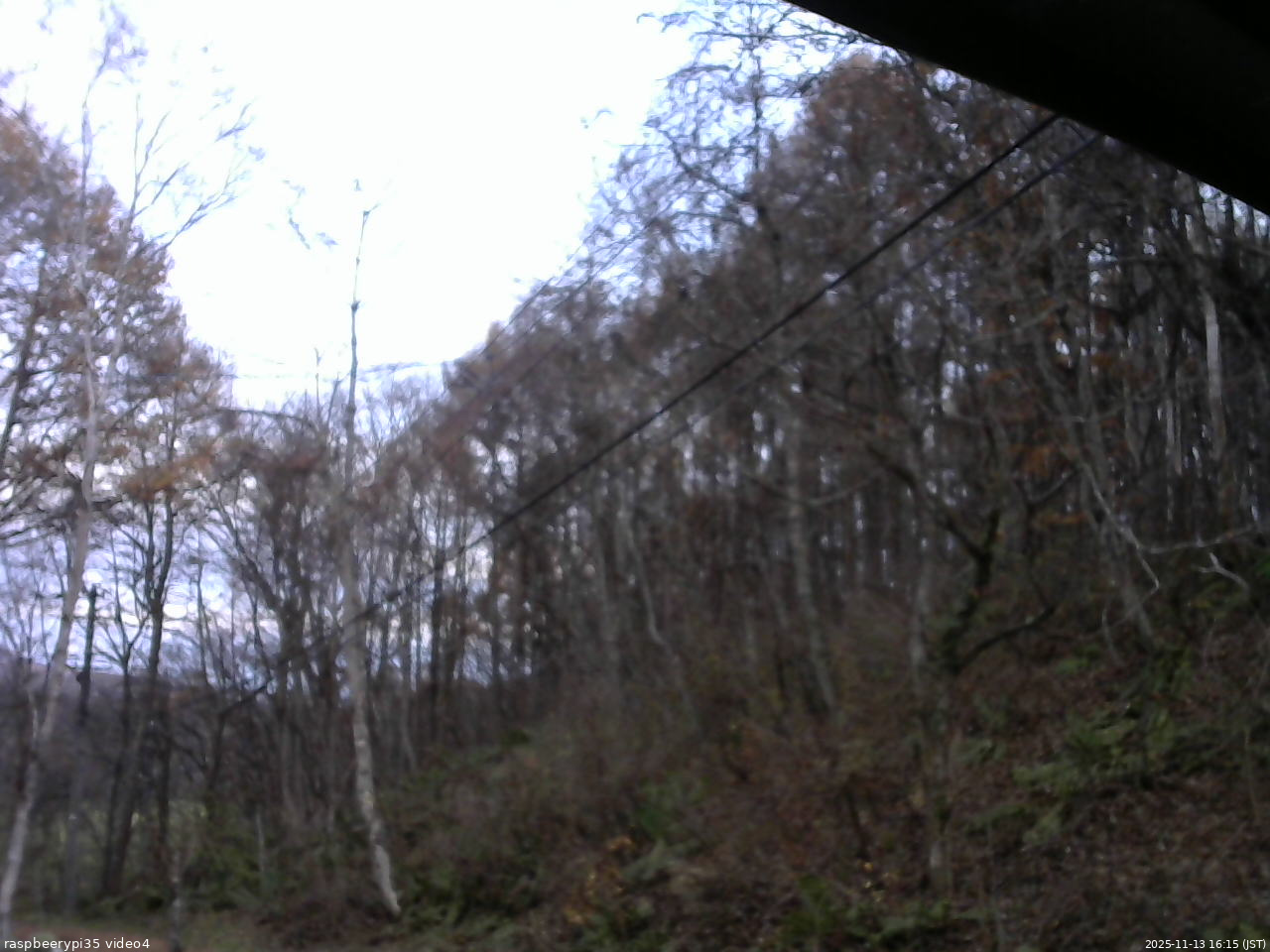 長野県菅平高原 ゆたか山荘 東側上空 2025/11/13 16:15