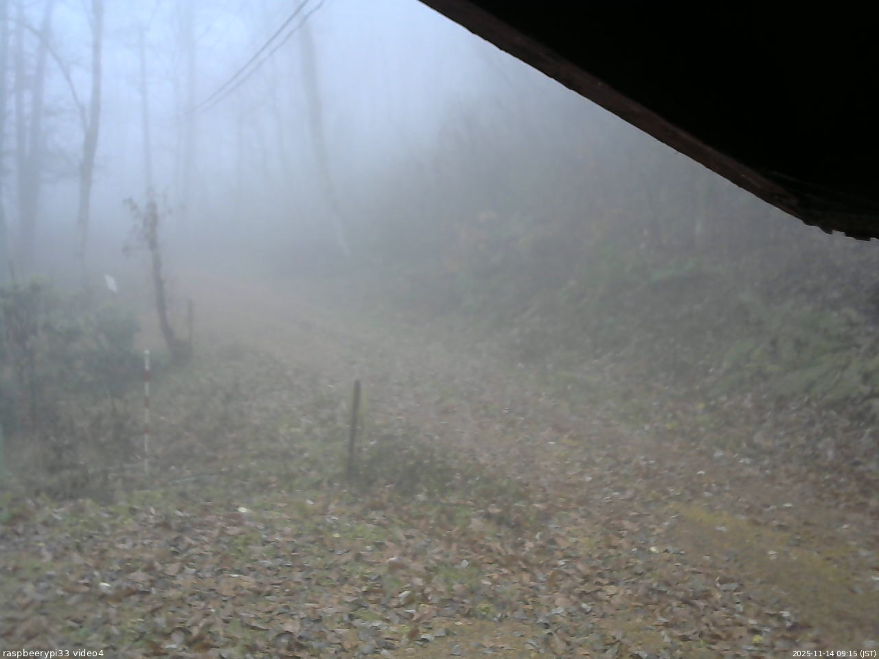 長野県菅平高原 ゆたか山荘 東側(坂下) 2025/11/14 09:15