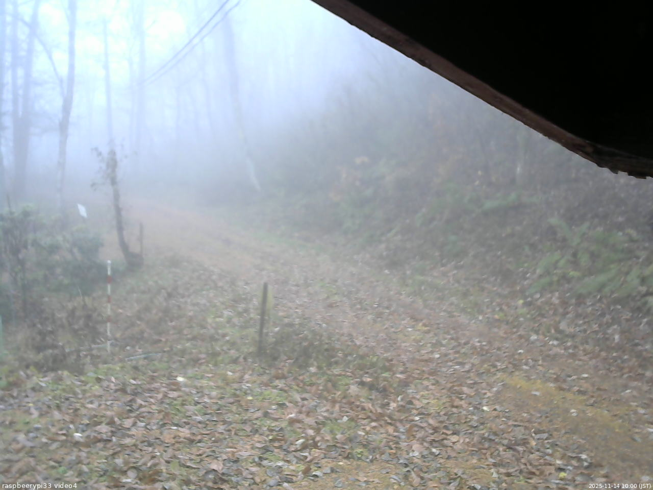 長野県菅平高原 ゆたか山荘 東側(坂下) 2025/11/14 10:00