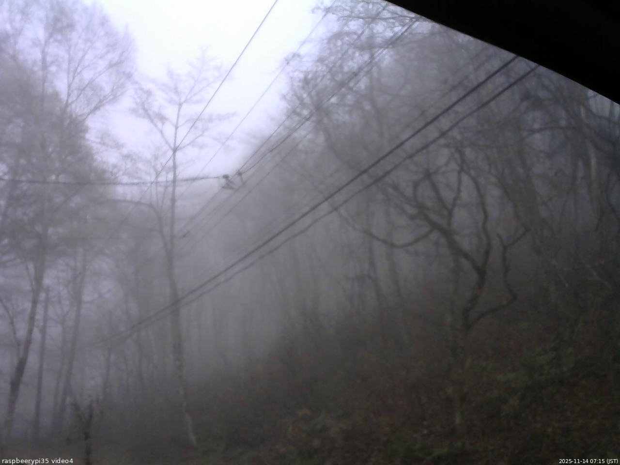 長野県菅平高原 ゆたか山荘 東側上空 2025/11/14 07:15