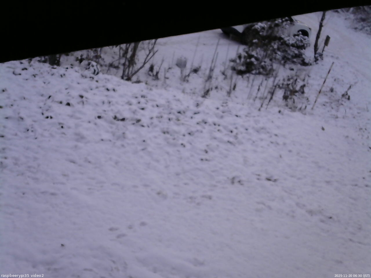 長野県菅平高原 ゆたか山荘 駐車場 2025/11/20 06:30