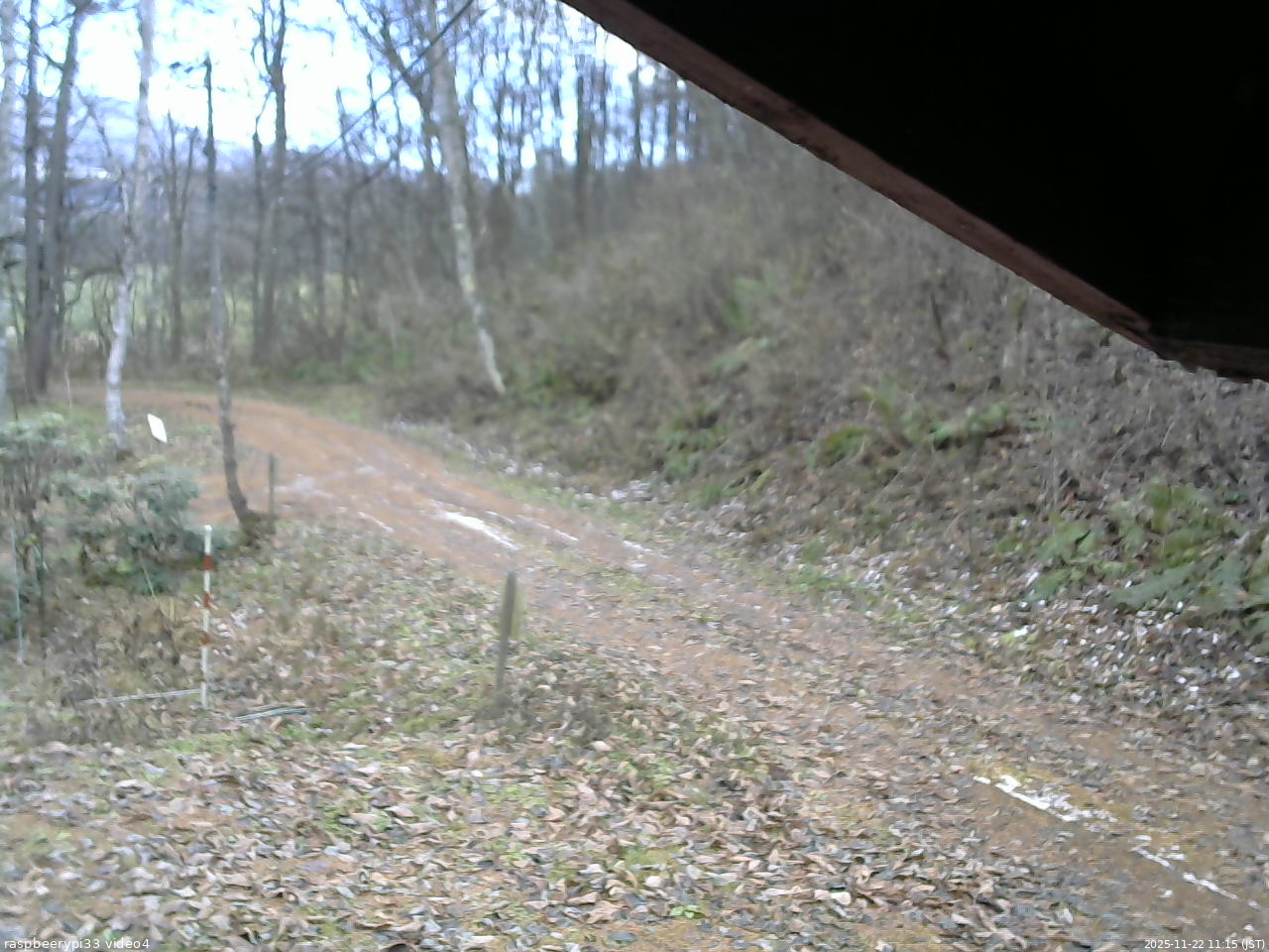 長野県菅平高原 ゆたか山荘 東側(坂下) 2025/11/22 11:15
