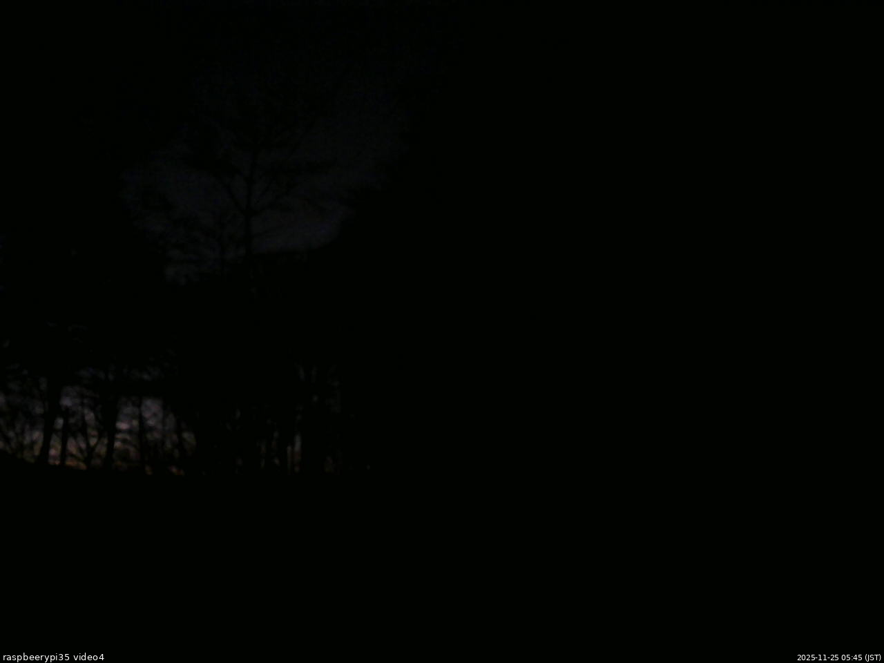 長野県菅平高原 ゆたか山荘 東側上空 2025/11/25 05:45
