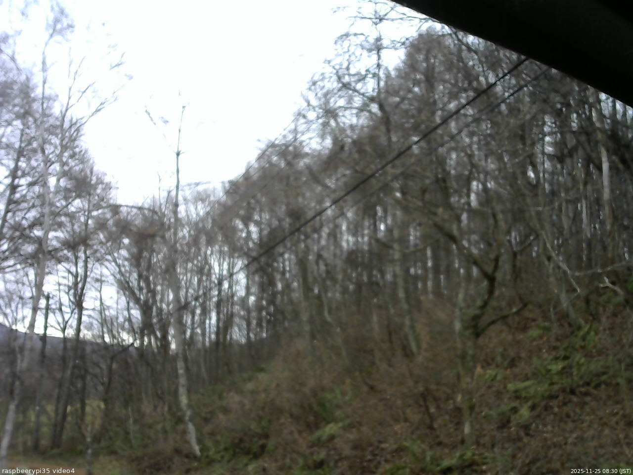 長野県菅平高原 ゆたか山荘 東側上空 2025/11/25 08:30