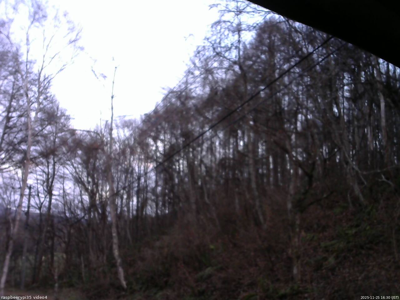 長野県菅平高原 ゆたか山荘 東側上空 2025/11/25 16:30