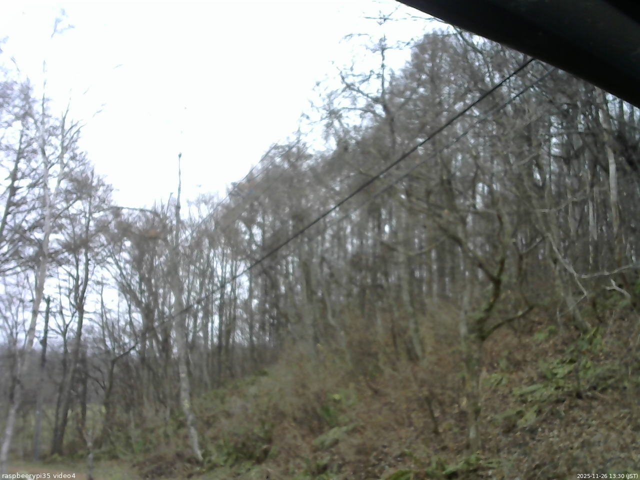 長野県菅平高原 ゆたか山荘 東側上空 2025/11/26 13:30