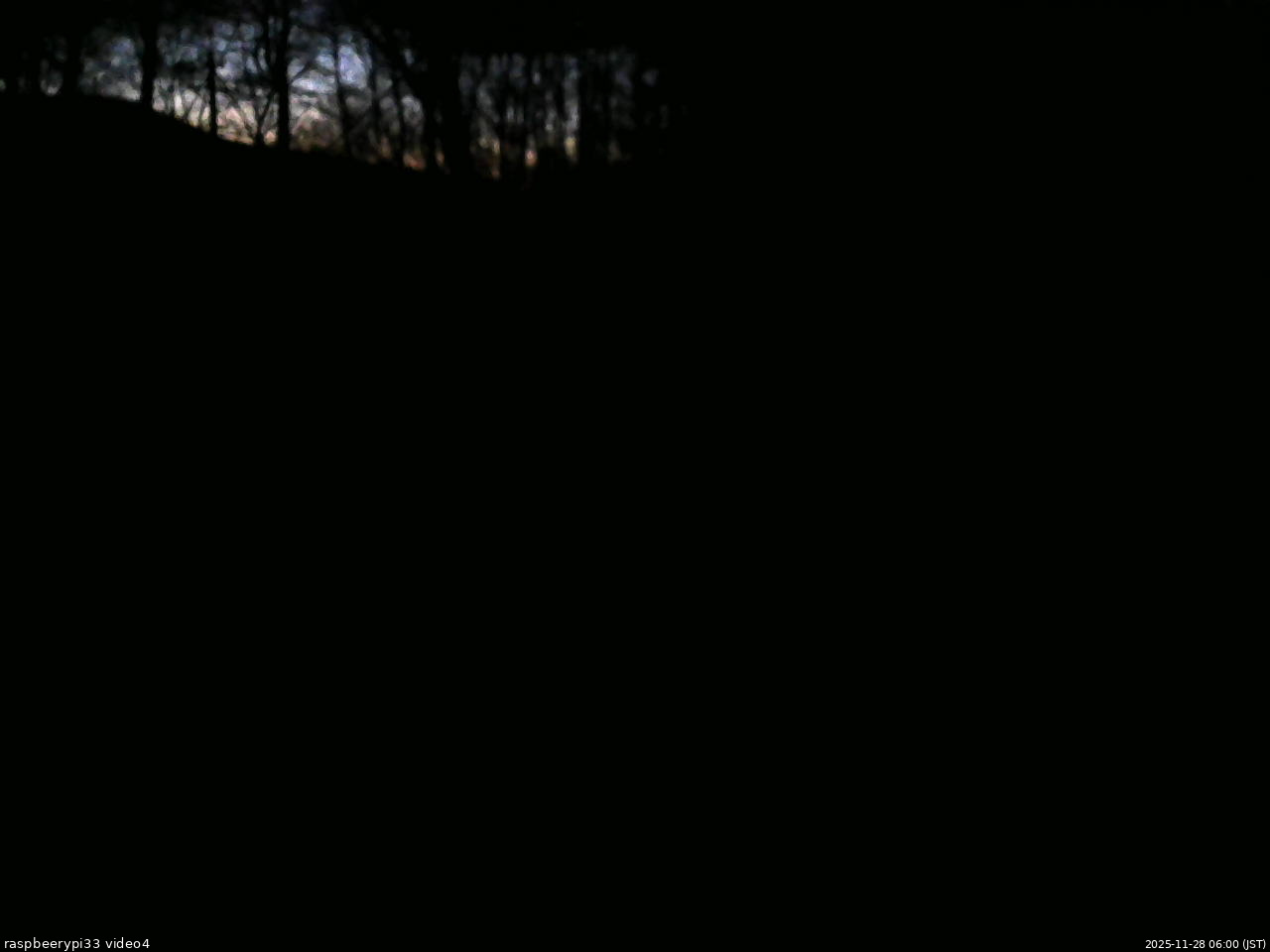 長野県菅平高原 ゆたか山荘 東側(坂下) 2025/11/28 06:00