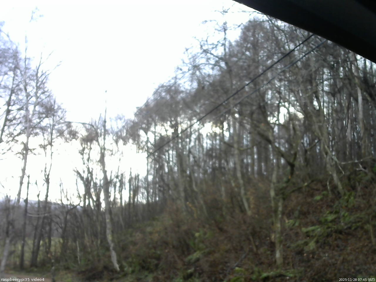 長野県菅平高原 ゆたか山荘 東側上空 2025/11/28 07:45