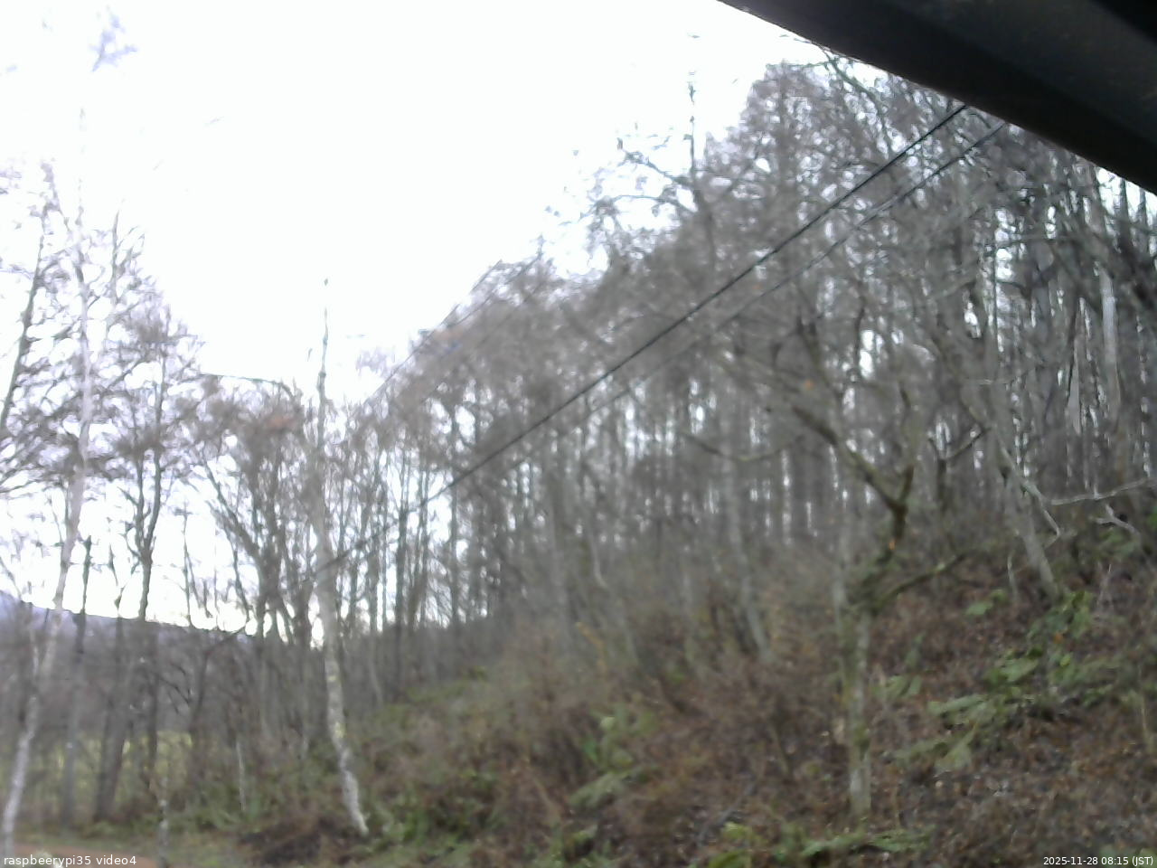 長野県菅平高原 ゆたか山荘 東側上空 2025/11/28 08:15