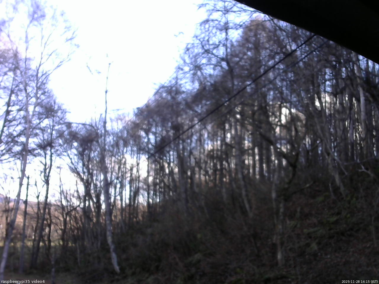 長野県菅平高原 ゆたか山荘 東側上空 2025/11/28 14:15
