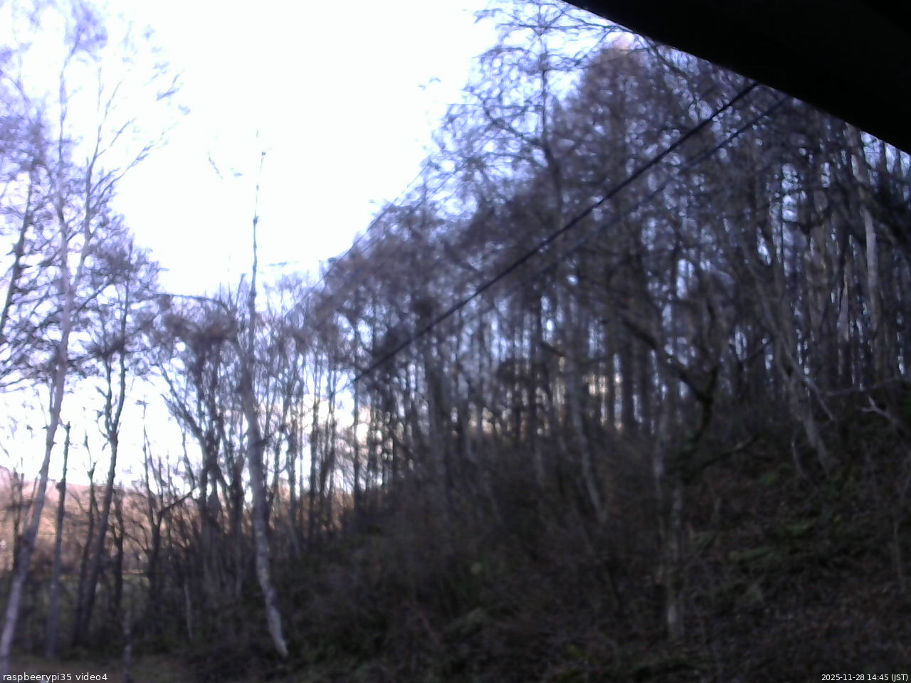 長野県菅平高原 ゆたか山荘 東側上空 2025/11/28 14:45