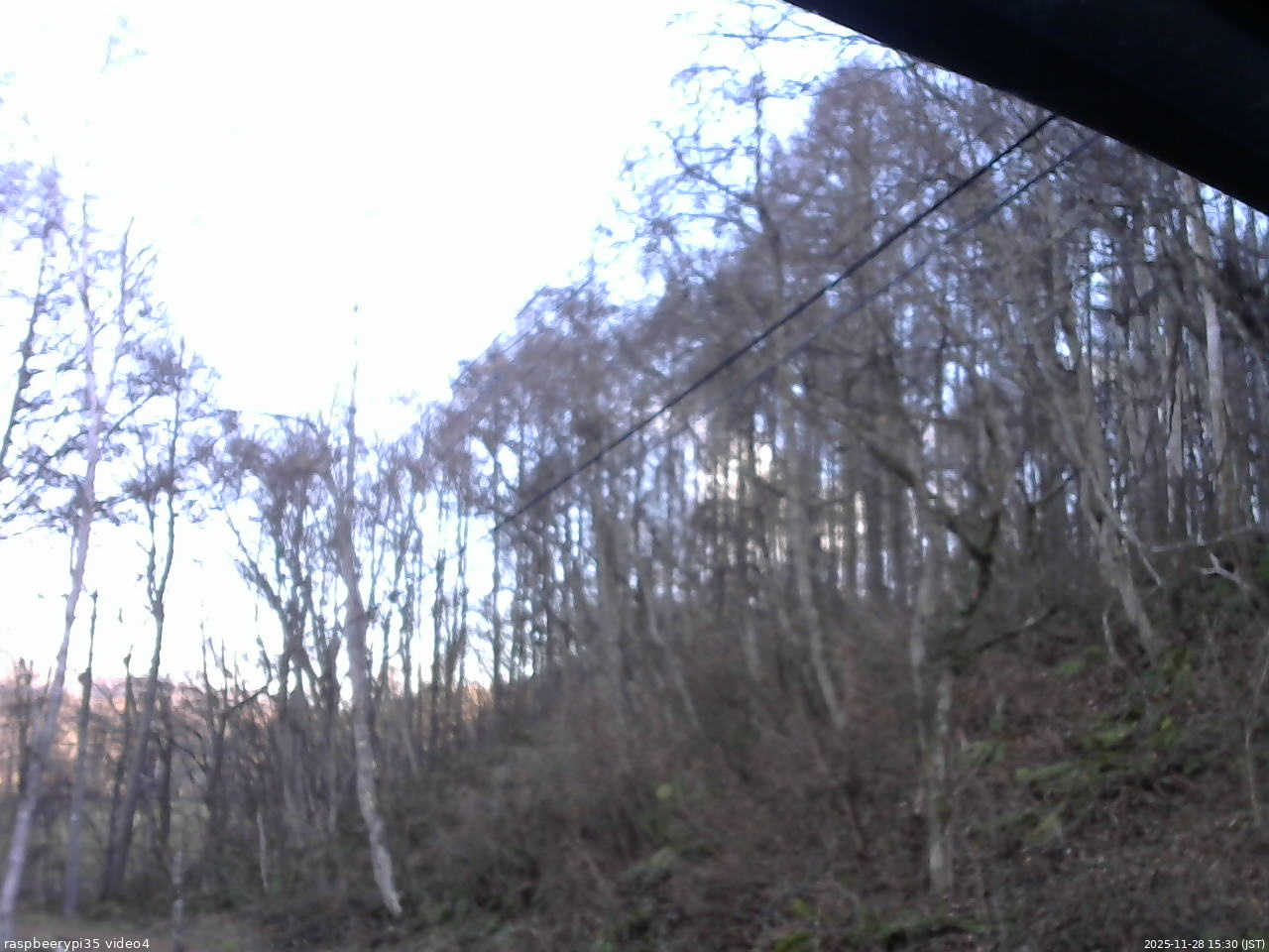 長野県菅平高原 ゆたか山荘 東側上空 2025/11/28 15:30