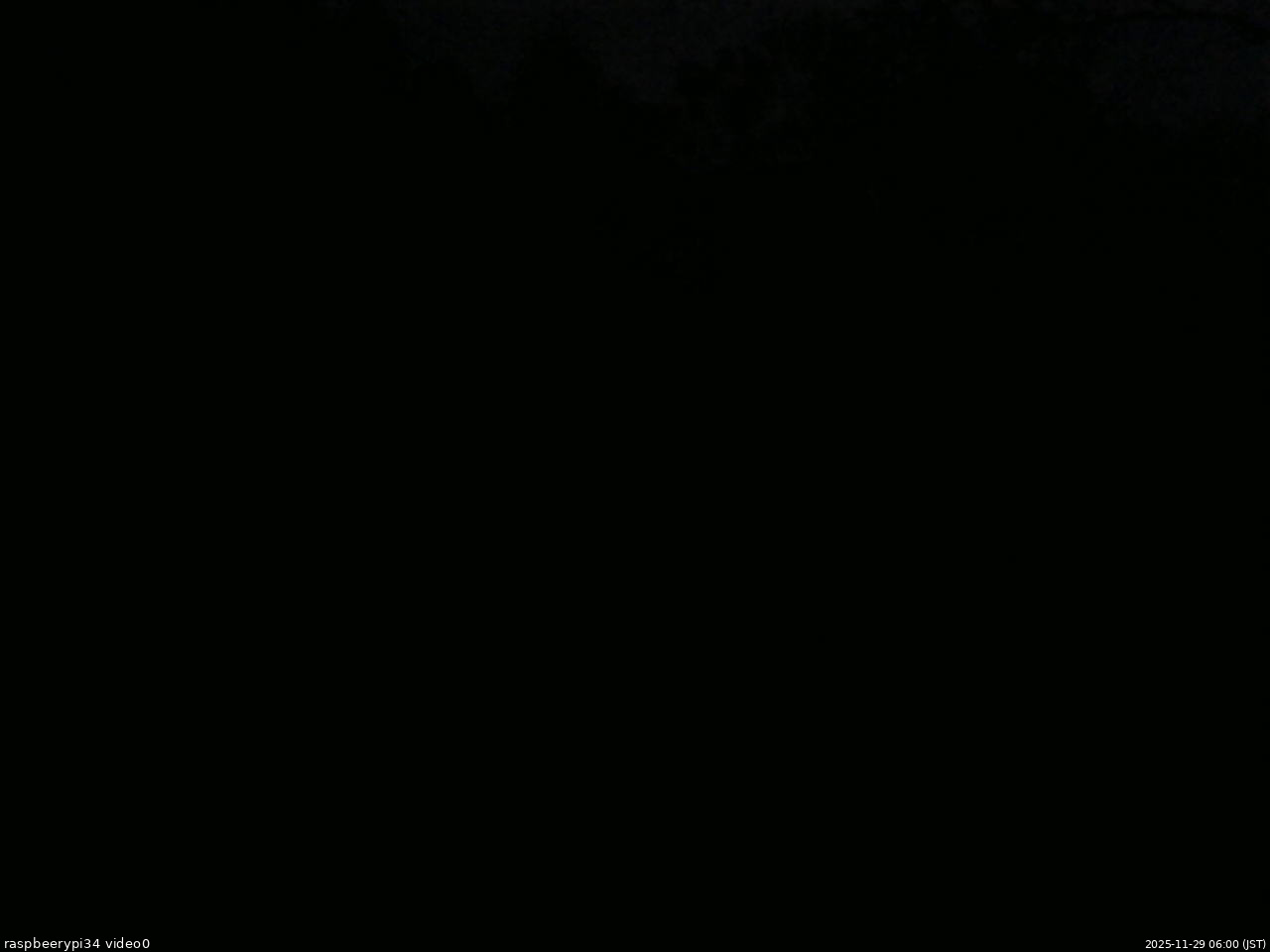 長野県菅平高原 ゆたか山荘 西側(坂上) 2025/11/29 06:00
