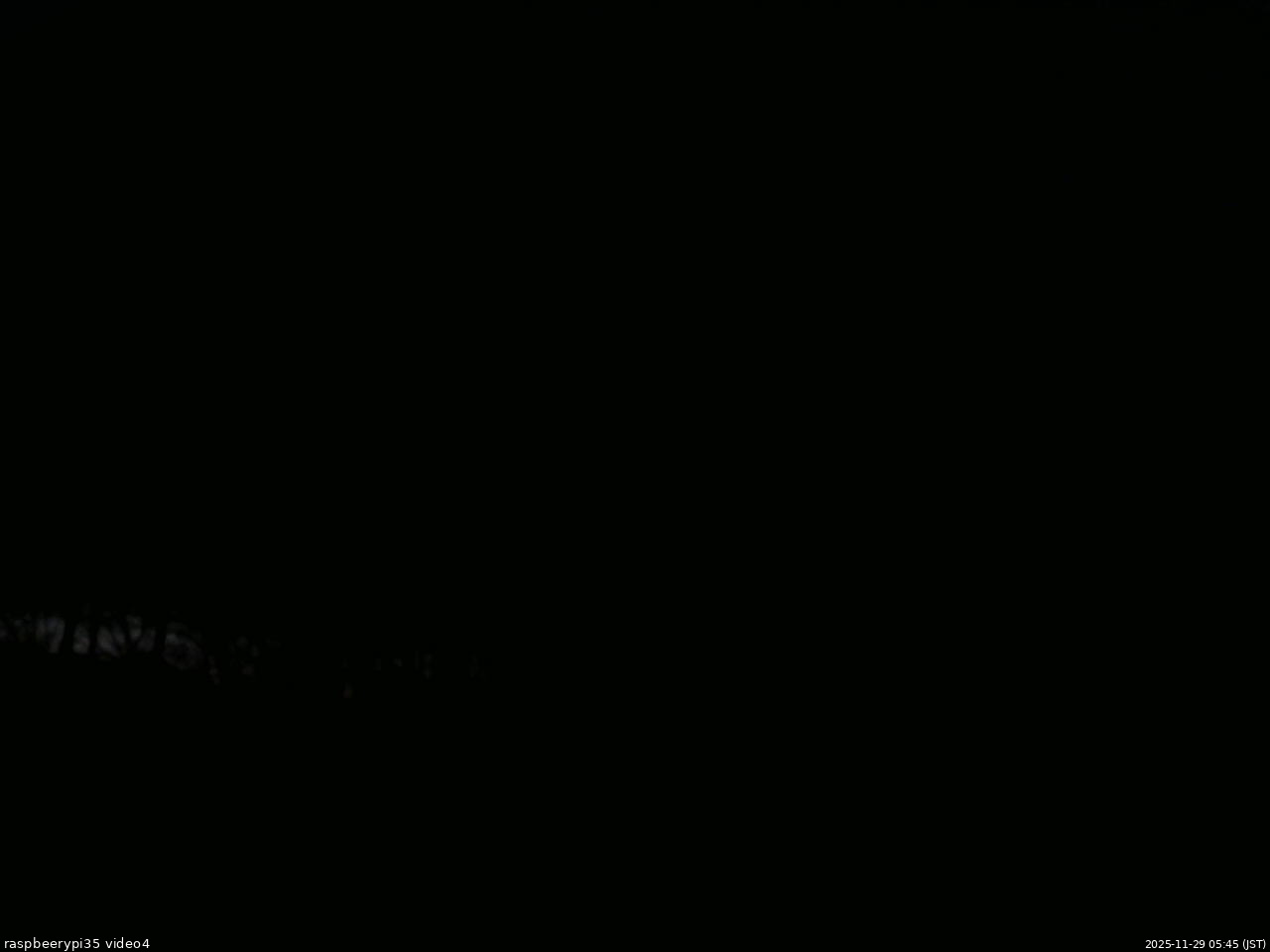 長野県菅平高原 ゆたか山荘 東側上空 2025/11/29 05:45
