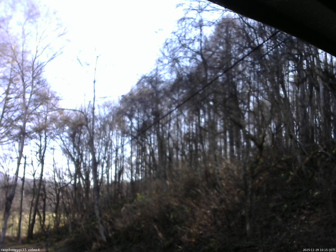 長野県菅平高原 ゆたか山荘 東側上空 2025/11/29 10:15