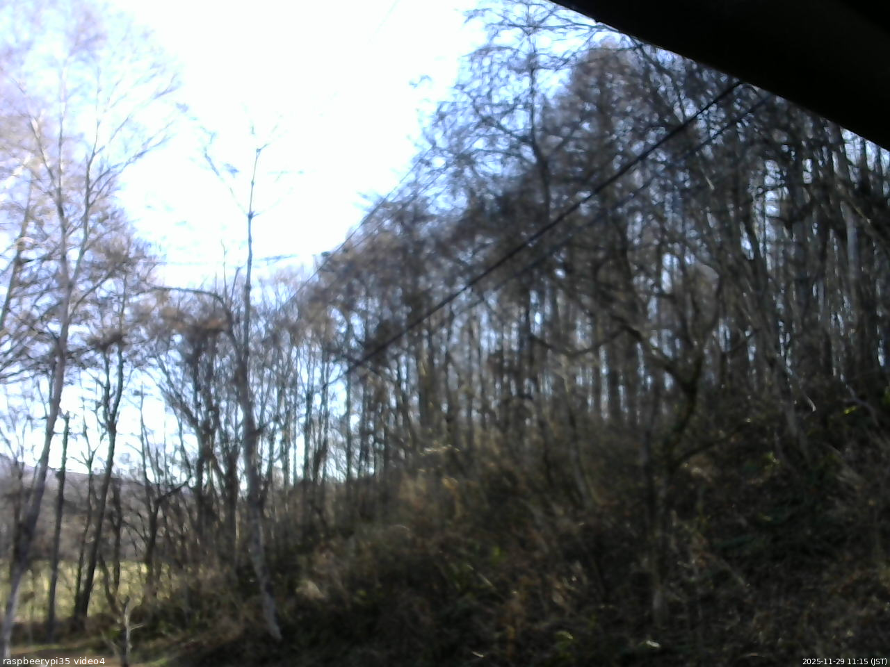 長野県菅平高原 ゆたか山荘 東側上空 2025/11/29 11:15