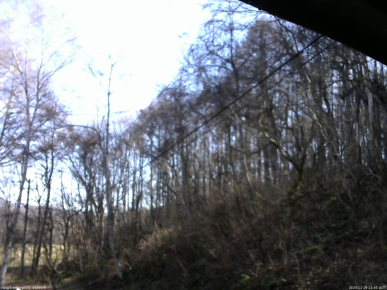 長野県菅平高原 ゆたか山荘 東側上空 2025/11/29 11:45