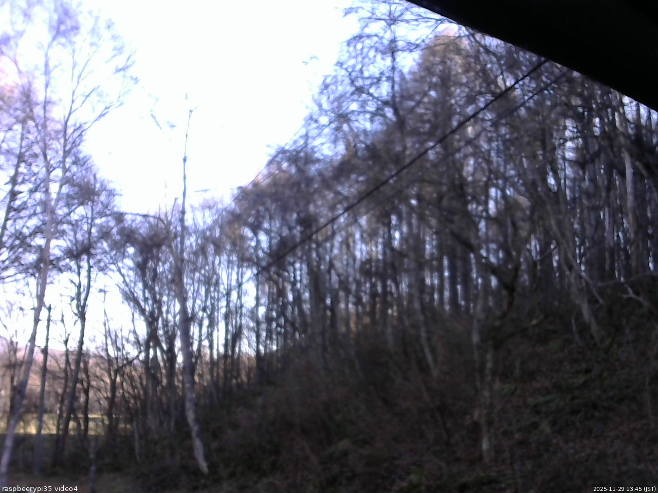 長野県菅平高原 ゆたか山荘 東側上空 2025/11/29 13:45