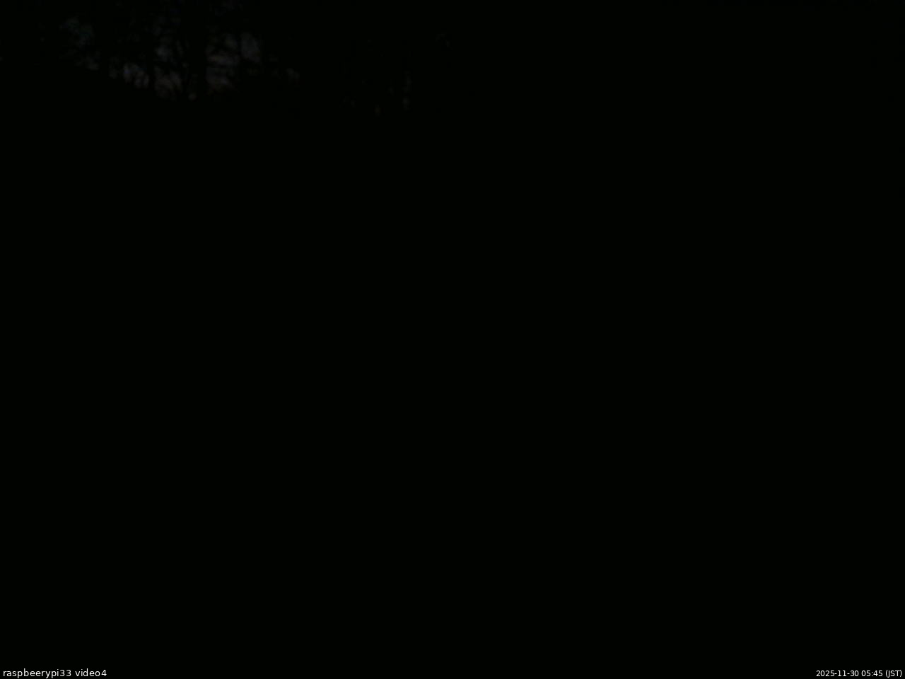 長野県菅平高原 ゆたか山荘 東側(坂下) 2025/11/30 05:45