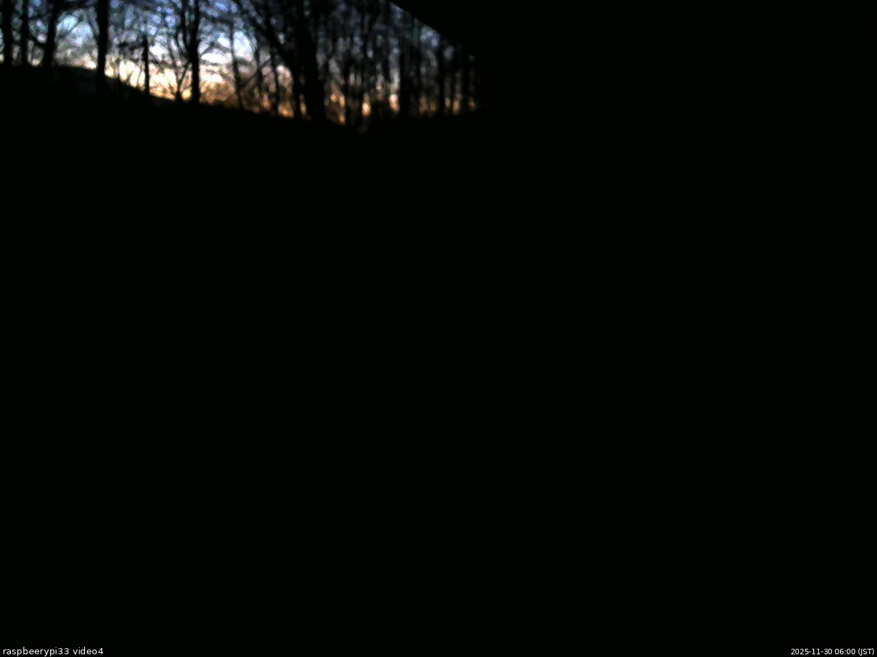 長野県菅平高原 ゆたか山荘 東側(坂下) 2025/11/30 06:00