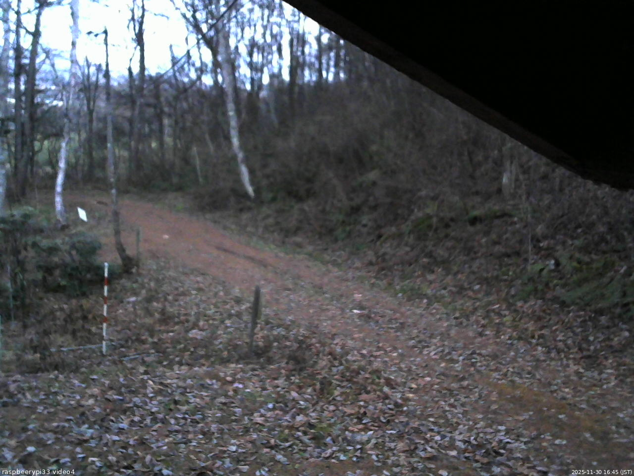 長野県菅平高原 ゆたか山荘 東側(坂下) 2025/11/30 16:45