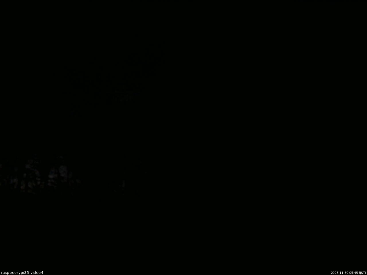 長野県菅平高原 ゆたか山荘 東側上空 2025/11/30 05:45