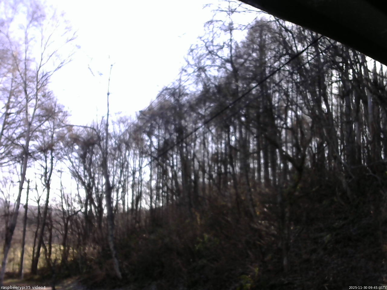 長野県菅平高原 ゆたか山荘 東側上空 2025/11/30 09:45