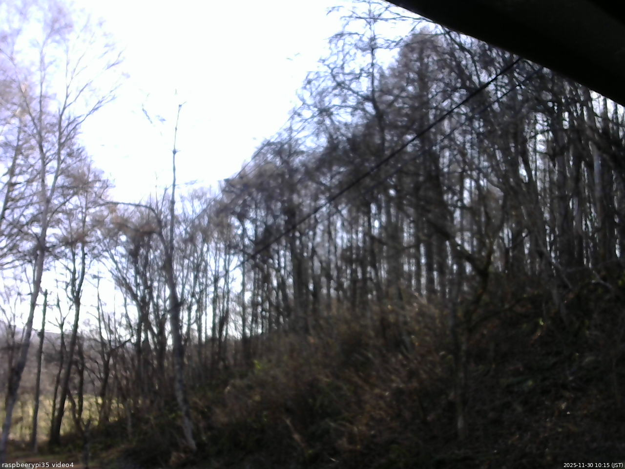 長野県菅平高原 ゆたか山荘 東側上空 2025/11/30 10:15
