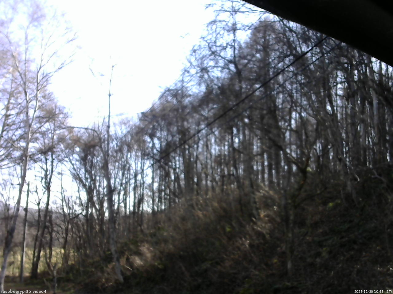 長野県菅平高原 ゆたか山荘 東側上空 2025/11/30 10:45