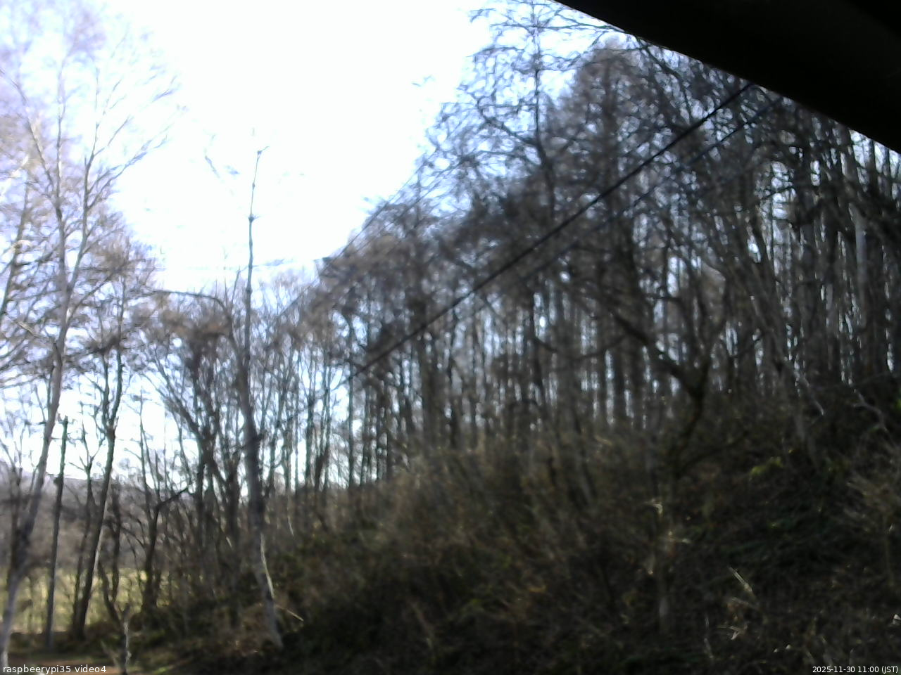 長野県菅平高原 ゆたか山荘 東側上空 2025/11/30 11:00