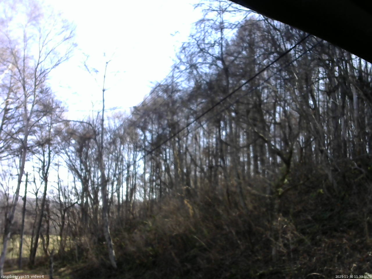 長野県菅平高原 ゆたか山荘 東側上空 2025/11/30 11:30