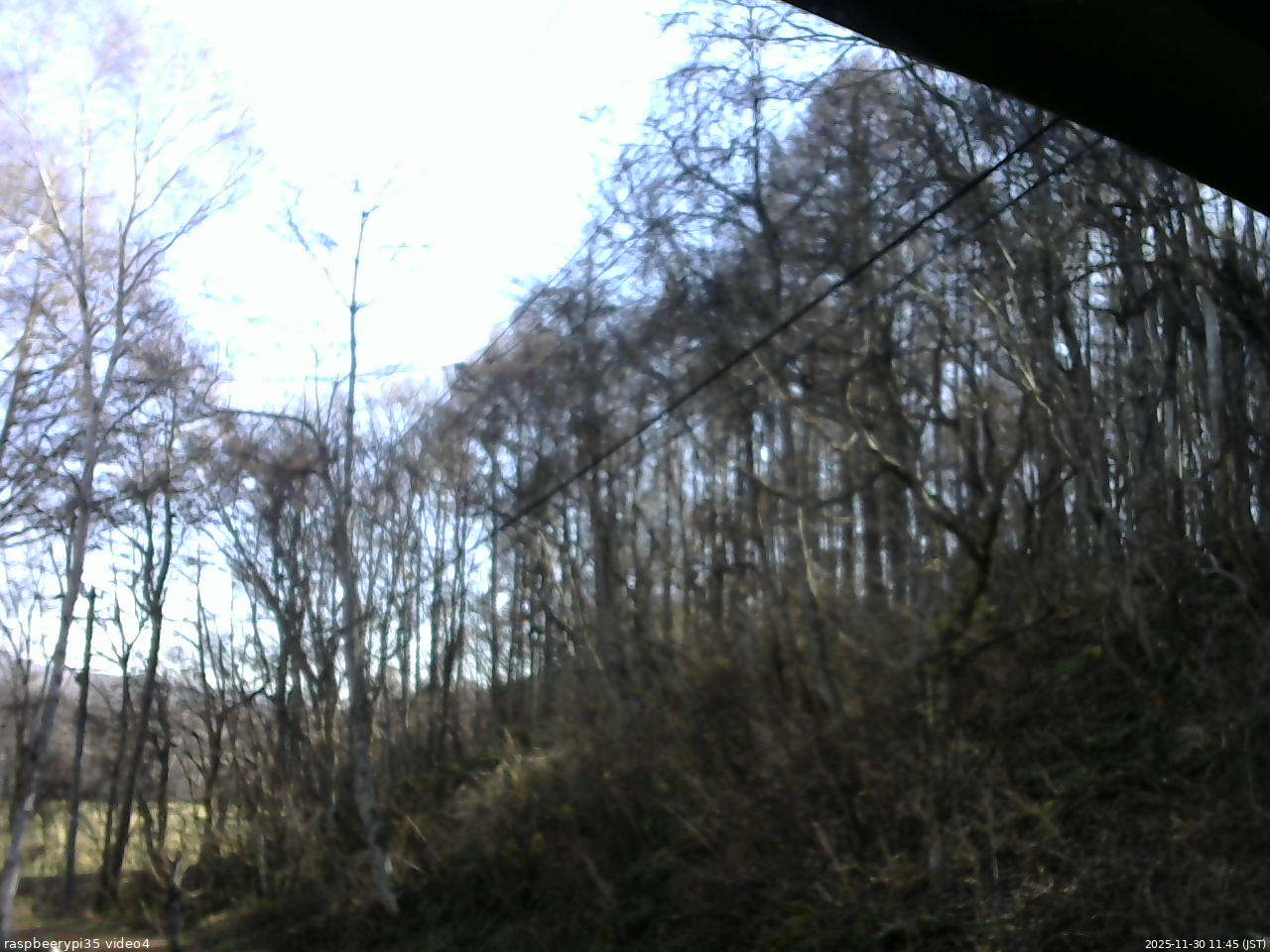 長野県菅平高原 ゆたか山荘 東側上空 2025/11/30 11:45