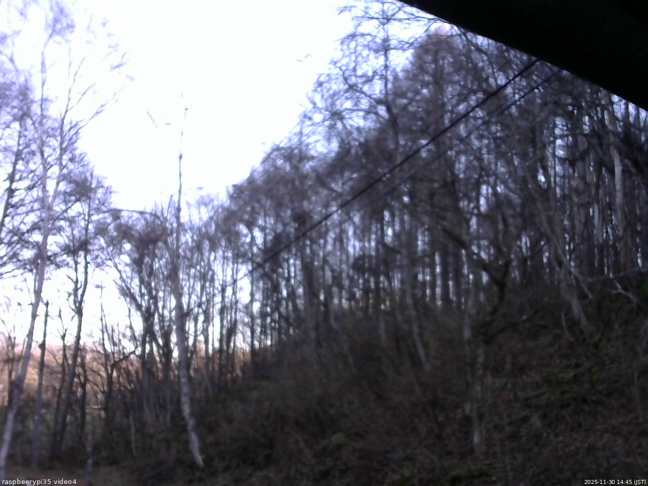 長野県菅平高原 ゆたか山荘 東側上空 2025/11/30 14:45