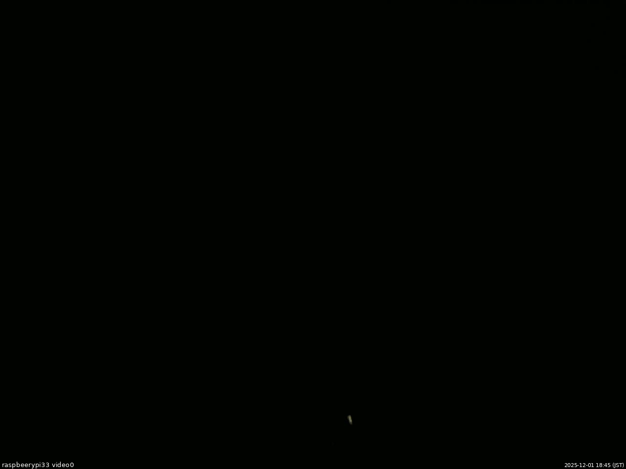 長野県菅平高原 ゆたか山荘 北側 2025/12/01 18:45