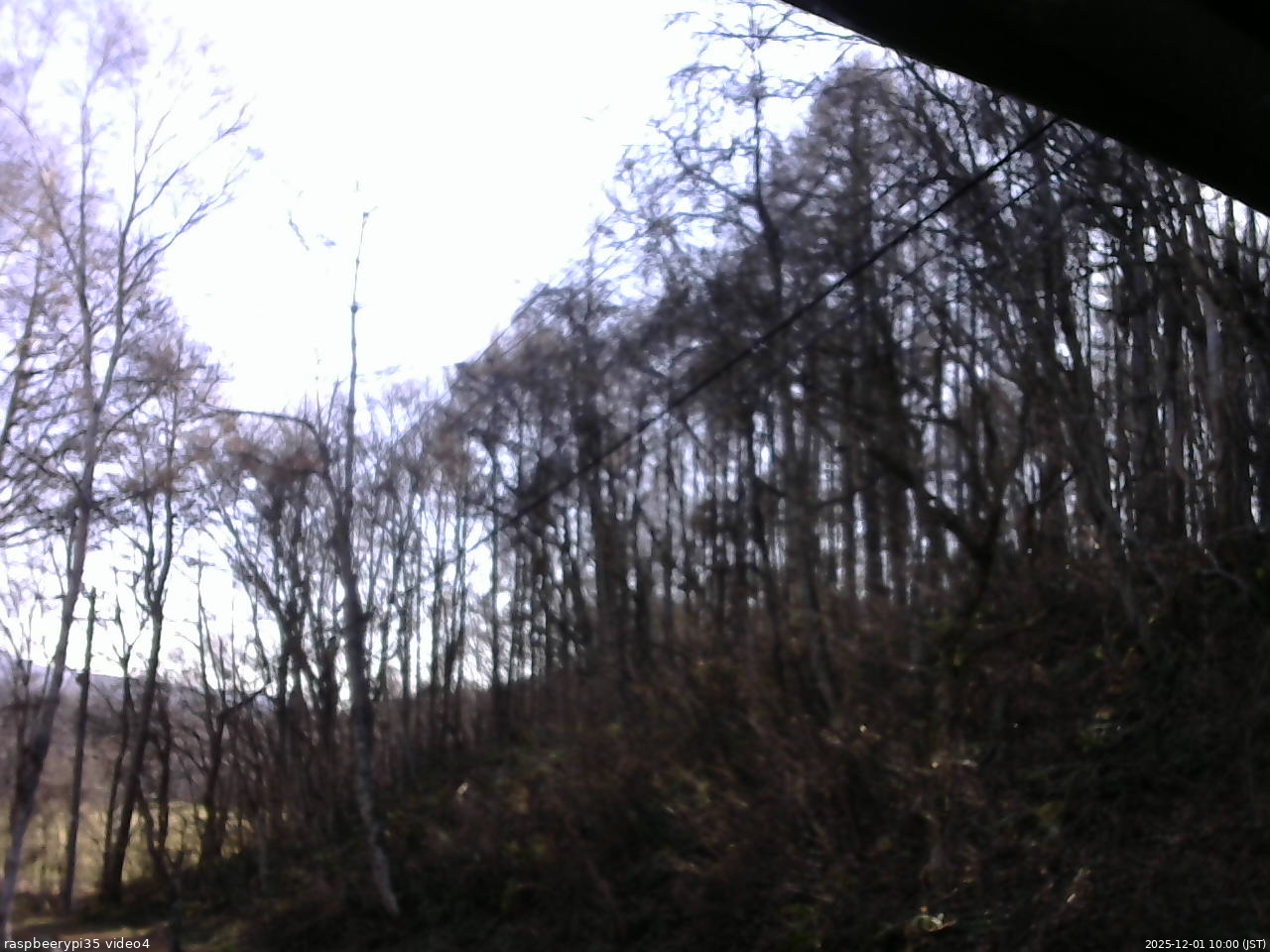 長野県菅平高原 ゆたか山荘 東側上空 2025/12/01 10:00