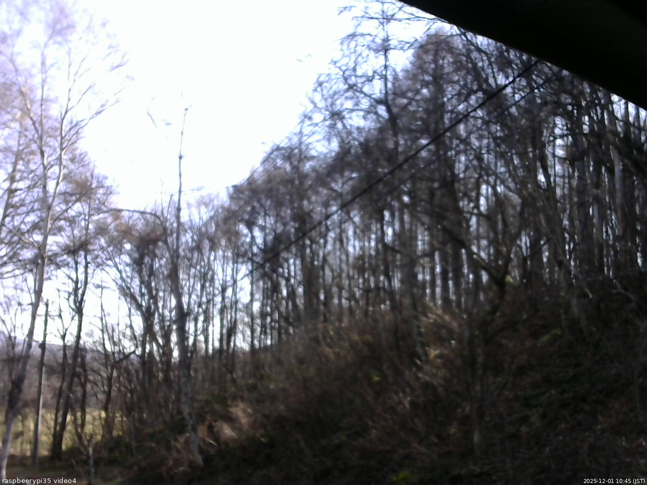 長野県菅平高原 ゆたか山荘 東側上空 2025/12/01 10:45
