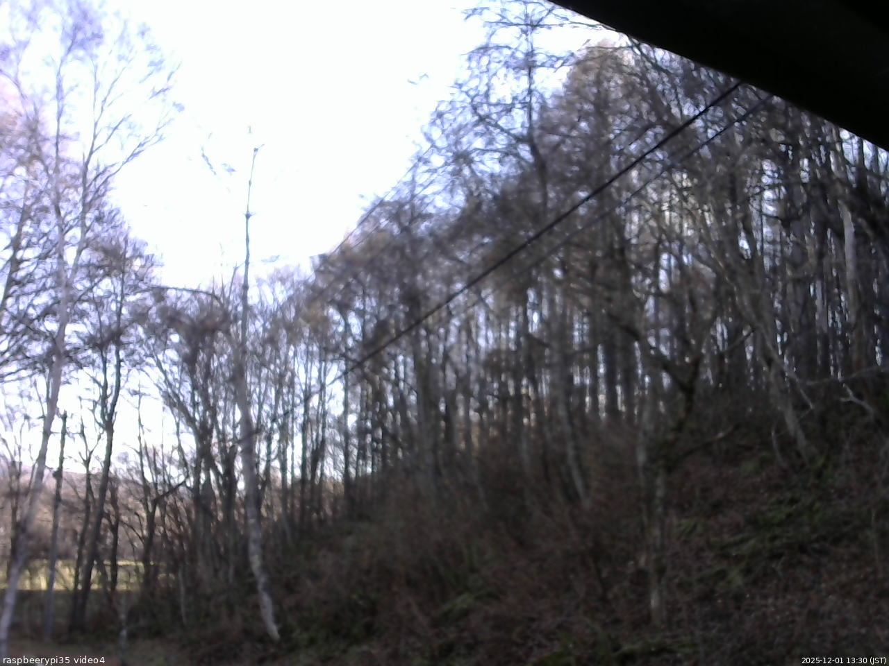 長野県菅平高原 ゆたか山荘 東側上空 2025/12/01 13:30