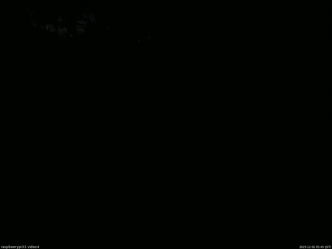 長野県菅平高原 ゆたか山荘 東側(坂下) 2025/12/02 05:45