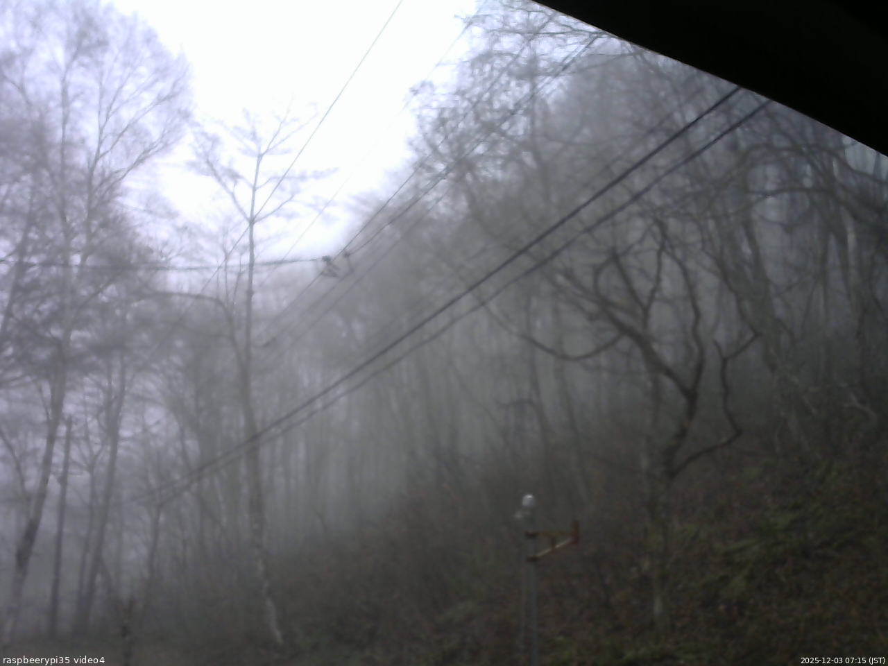 長野県菅平高原 ゆたか山荘 東側上空 2025/12/03 07:15
