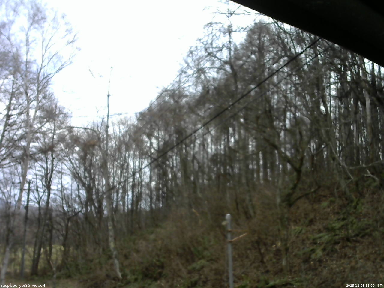 長野県菅平高原 ゆたか山荘 東側上空 2025/12/03 11:00