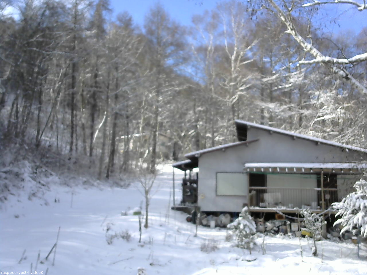 長野県菅平高原 ゆたか山荘 西側(坂上) 2025/12/04 11:30