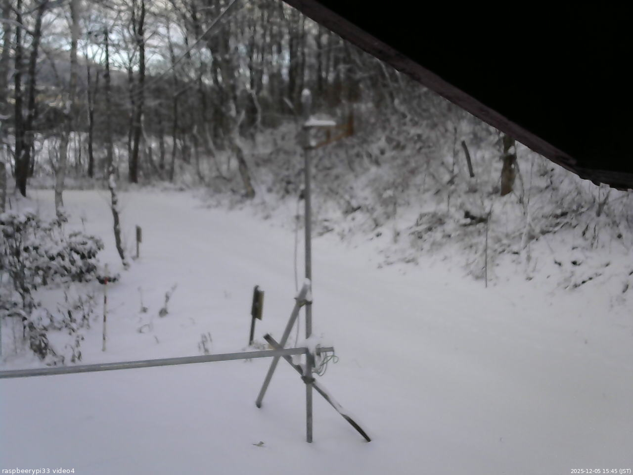 長野県菅平高原 ゆたか山荘 東側(坂下) 2025/12/05 15:45