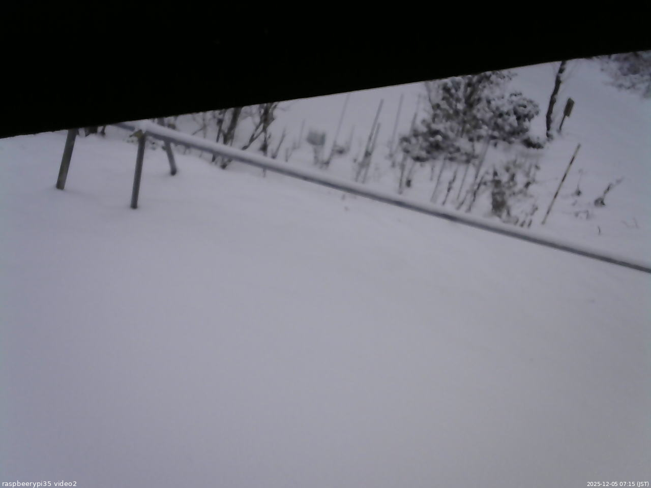 長野県菅平高原 ゆたか山荘 駐車場 2025/12/05 07:15