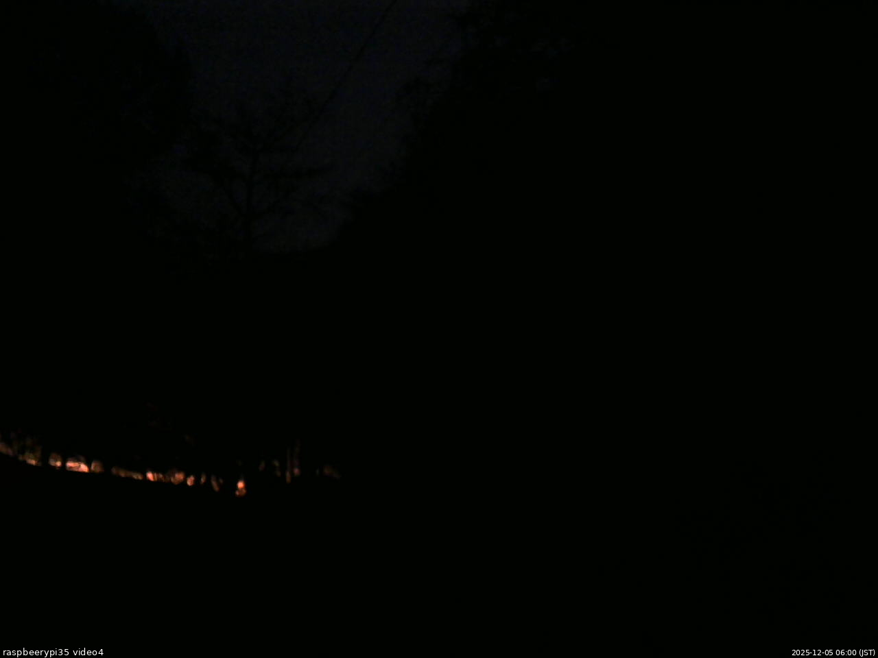 長野県菅平高原 ゆたか山荘 東側上空 2025/12/05 06:00
