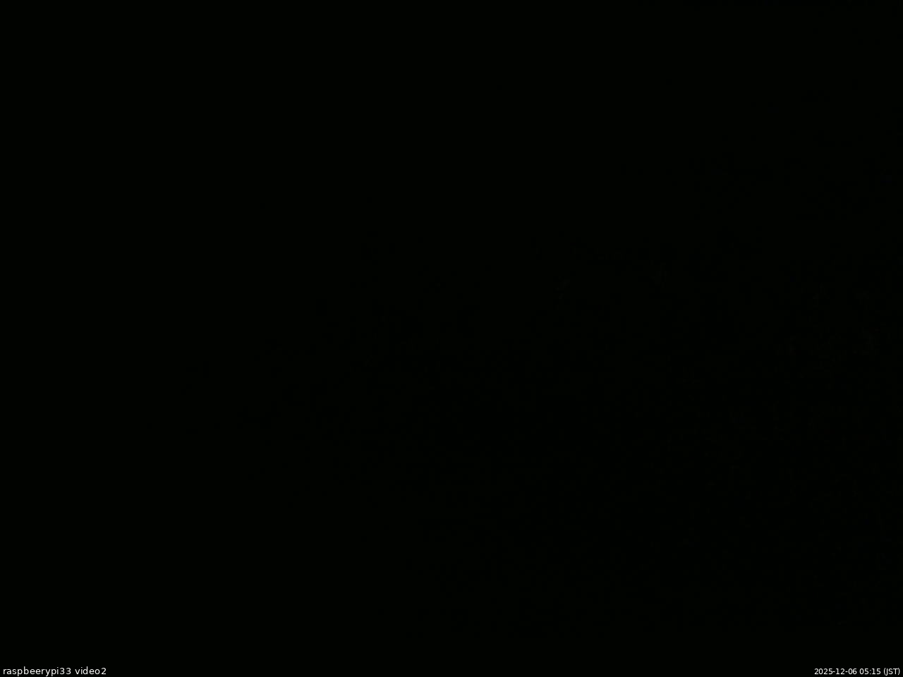 長野県菅平高原 ゆたか山荘 南側 2025/12/06 05:15