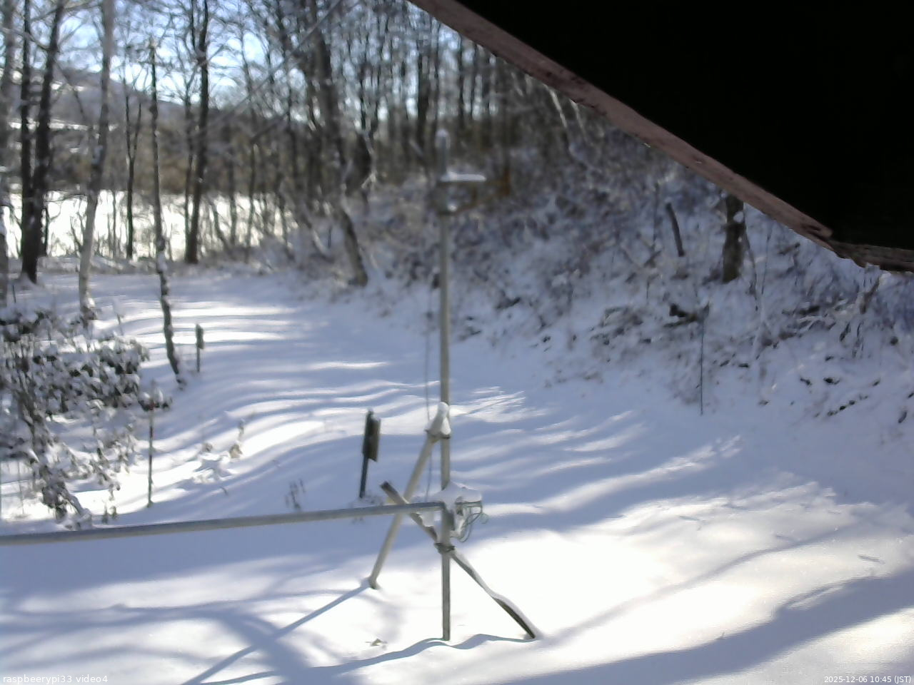 長野県菅平高原 ゆたか山荘 東側(坂下) 2025/12/06 10:45