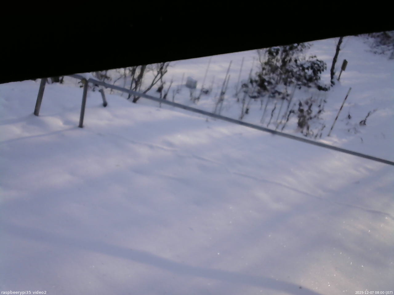 長野県菅平高原 ゆたか山荘 駐車場 2025/12/07 08:00