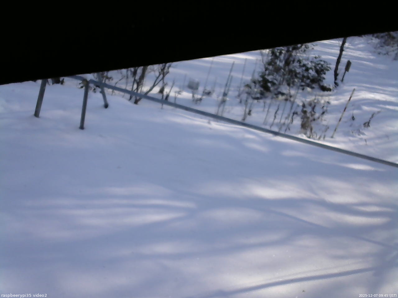 長野県菅平高原 ゆたか山荘 駐車場 2025/12/07 09:45